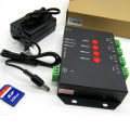 DC5V T-4000S cartão SD levou RGB controlador de pixel, pode controle máximo 4096 pixels para WS2811 WS2801 WS2803 LP6803